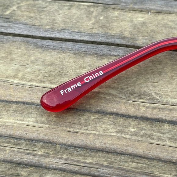 Christian Rothschild Eyeglasses Frame CR 68 Red Glasses Frame 53[]15 135 - Picture 9 of 12